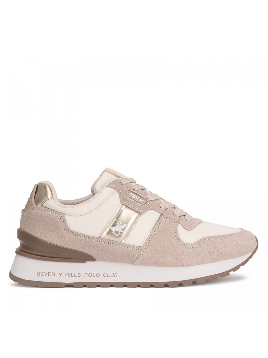 Sneakersy Beverly Hills Polo Club W-3C098-2A324 Béžová